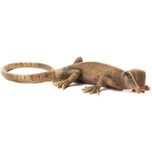 Amadeus - Lézard bronze polyresin - Publicité Amadeus - Lézard bronze polyresin - Publicité