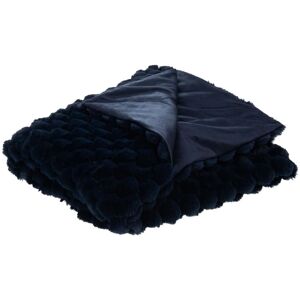 Amadeus - Diana - Bleu marine - 130x170 cm - Plaid - Publicité Amadeus - Diana - Bleu marine - 130x170 cm - Plaid - Publicité