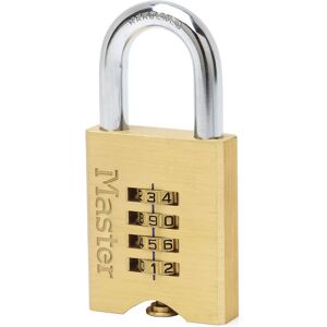 Master Lock messing 50mm combinatieslot - Hangslot Master Lock messing 50mm combinatieslot - Hangslot
