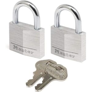 Cadenas Master Lock 9130EURT - Aluminium, Même Clé, Usage Intérieur Cadenas Master Lock 9130EURT - Aluminium, Même Clé, Usage Intérieur