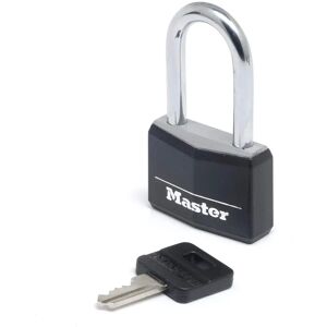 Master Lock 9140EURDBLKLF Aluminium Black Vinyl Cover 40mm Padlock - 38mm Shackle Master Lock 9140EURDBLKLF Aluminium Black Vinyl Cover 40mm Padlock - 38mm Shackle