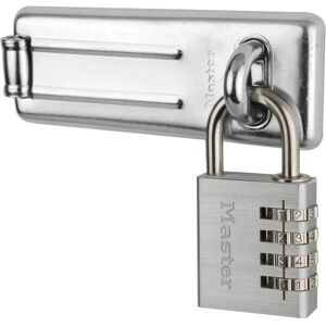 Master Lock 7640704EURD - Cadeado com Presilha de Porta & Código - Fechadura Master Lock 7640704EURD - Cadeado com Presilha de Porta & Código - Fechadura