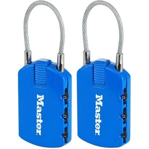 Master Lock 4684EURTCOL Pack of 2 Combination Padlocks - Random Color Master Lock 4684EURTCOL Pack of 2 Combination Padlocks - Random Color