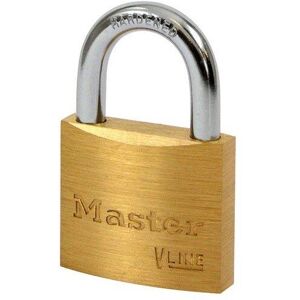 Master Lock 4140 Brass Padlock - Weather Resistant, Steel Shackle Master Lock 4140 Brass Padlock - Weather Resistant, Steel Shackle
