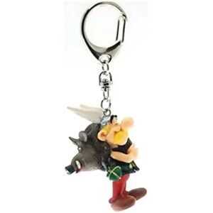 Plastoy Asterix Modelo 60428 - Chaveiro - Segurando um javali Plastoy Asterix Modelo 60428 - Chaveiro - Segurando um javali