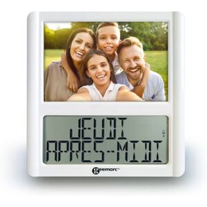 Reloj Radio Viso5 Blanco de Geemarc - Reloj Digital para Personas Mayores Reloj Radio Viso5 Blanco de Geemarc - Reloj Digital para Personas Mayores