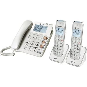 Geemarc AMPLIDECT COMBI 295-2 Teléfono Inalámbrico - 2 Móviles DECT 295 AD Geemarc AMPLIDECT COMBI 295-2 Teléfono Inalámbrico - 2 Móviles DECT 295 AD