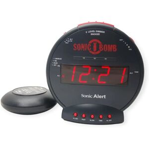 Reloj despertador Geemarc Sonic Bomb con vibrador potente - alarma fuerte y vibración Reloj despertador Geemarc Sonic Bomb con vibrador potente - alarma fuerte y vibración