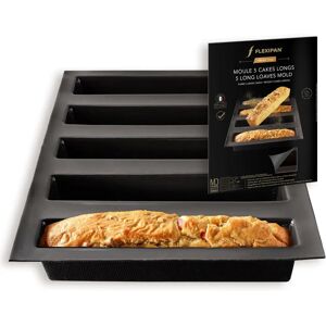 Flexipan 5 Cakes Longs - Mold Flexipan 5 Cakes Longs - Mold
