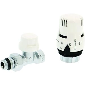 Kit de radiador Thermador con válvula termostática - Cromo Kit de radiador Thermador con válvula termostática - Cromo