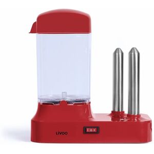 Maszyna do hot dog Livoo - 340W - 6 parówek - Czerwony Maszyna do hot dog Livoo - 340W - 6 parówek - Czerwony