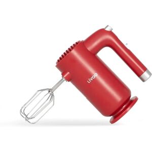 Mikser ręczny Livoo DOP243R - 250W, 5 prędkości, Czerwony Mikser ręczny Livoo DOP243R - 250W, 5 prędkości, Czerwony