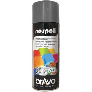 Peinture en aérosol NESPOLI - Gris Argenté - Séchage Rapide - 400ml Peinture en aérosol NESPOLI - Gris Argenté - Séchage Rapide - 400ml