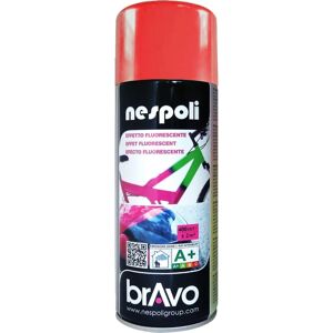 NESPOLI Peinture aérosol fluorescente rouge - 400ml NESPOLI Peinture aérosol fluorescente rouge - 400ml