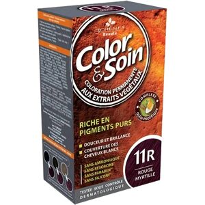 Kit Coloration et Soin 11R Rouge Myrtille - Les Trois Chênes - Publicité Kit Coloration et Soin 11R Rouge Myrtille - Les Trois Chênes - Publicité
