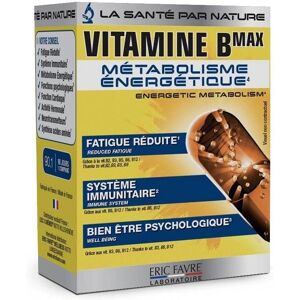 Vitamines B Max Eric Favre - Métabolisme énergétique - 90 comprimés - Publicité Vitamines B Max Eric Favre - Métabolisme énergétique - 90 comprimés - Publicité