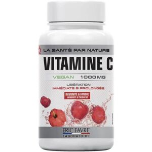 Eric Favre Vitamine C Vegan 1000 mg - Pot 100 Comprimés - Vitamines - Publicité Eric Favre Vitamine C Vegan 1000 mg - Pot 100 Comprimés - Vitamines - Publicité