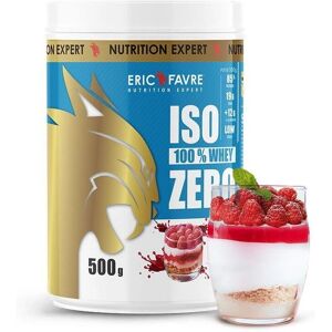 Eric Favre Iso Zero 100% Whey Poudre Framboisier - Publicité Eric Favre Iso Zero 100% Whey Poudre Framboisier - Publicité