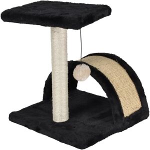 Arbre à Chat Love Story avec Plateforme et Jouet - 38cm Noir - Publicité Arbre à Chat Love Story avec Plateforme et Jouet - 38cm Noir - Publicité