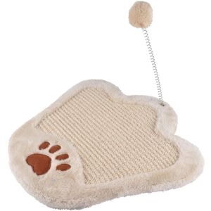 Love Story Griffoir en Forme de Patte avec Jouet - Beige - 23cm - Publicité Love Story Griffoir en Forme de Patte avec Jouet - Beige - 23cm - Publicité