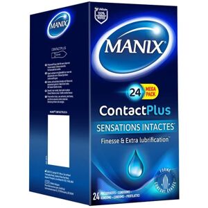 Préservatifs Manix Contact Plus - Sensibles, Vanille, 24 pcs Préservatifs Manix Contact Plus - Sensibles, Vanille, 24 pcs