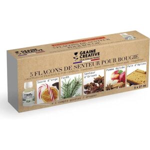 Graine Créative 5 Zimowe zapachy na świece - 27 ml Wielobarwny - Świece i Zapachy Graine Créative 5 Zimowe zapachy na świece - 27 ml Wielobarwny - Świece i Zapachy