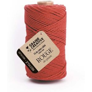 Graine Créative - Bobbin 2mm - Rouge - 100m - Bobbin Graine Créative - Bobbin 2mm - Rouge - 100m - Bobbin