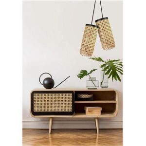 Graine Créative Rattanowa rolka - Vintage dekoracja - 50x54cm Graine Créative Rattanowa rolka - Vintage dekoracja - 50x54cm