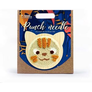 Zestaw punch needle Graine Créative - Kot Ø 15 CM Zestaw punch needle Graine Créative - Kot Ø 15 CM