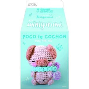 Graine Créative Mini Amigurumi Poco das Schwein - Amigurumi Set Graine Créative Mini Amigurumi Poco das Schwein - Amigurumi Set