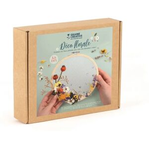 Sada DIY pro dekoraci s usušenými květinami Graine Créative - Ø 18cm Sada DIY pro dekoraci s usušenými květinami Graine Créative - Ø 18cm