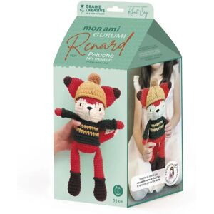Graine Créative Mój Amigurumi Haczykowy Plusz - Lis Wielokolorowy - Pluszowa Zabawka Graine Créative Mój Amigurumi Haczykowy Plusz - Lis Wielokolorowy - Pluszowa Zabawka