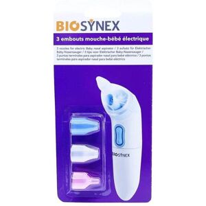 Embouts pour Mouche-Bébé Biosynex - 3 Tips en Silicone, Doux & Sûrs, Compatibles avec Biosynex - Publicité Embouts pour Mouche-Bébé Biosynex - 3 Tips en Silicone, Doux & Sûrs, Compatibles avec Biosynex - Publicité