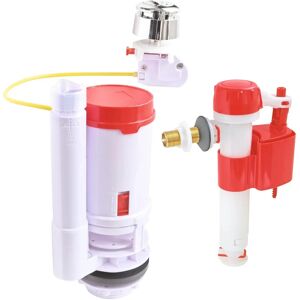SOMATHERM FOR YOU - Meccanismo WC - Doppio scarico, Valvola galleggiante reversibile, Cromato - Tipo di WC SOMATHERM FOR YOU - Meccanismo WC - Doppio scarico, Valvola galleggiante reversibile, Cromato - Tipo di WC