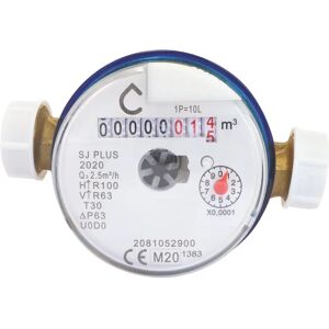 SOMATHERM FOR YOU - Contatore acqua R100 20x27 - Getto singolo Acqua fredda MID SOMATHERM FOR YOU - Contatore acqua R100 20x27 - Getto singolo Acqua fredda MID