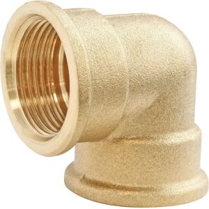 Somatherm Brass 90° Elbow Double Female 20/27 - Pipe Fitting Somatherm Brass 90° Elbow Double Female 20/27 - Pipe Fitting