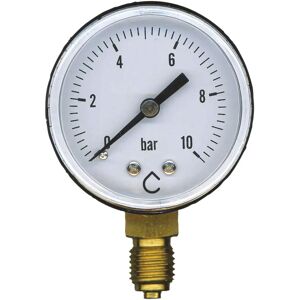 Ayor Manometer 8/13 0-10 bar Brass - Manometer for Pressure Control Ayor Manometer 8/13 0-10 bar Brass - Manometer for Pressure Control