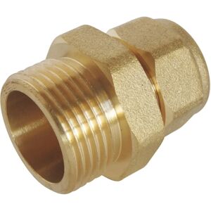 SOMATHERM Messing Compressie Koppeling - 26/34 - 25mm Buizen - Waterveilig SOMATHERM Messing Compressie Koppeling - 26/34 - 25mm Buizen - Waterveilig