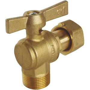 Válvula de medidor de água Somatherm - Macho 20/27, Manete 3/4" - Durável latão Válvula de medidor de água Somatherm - Macho 20/27, Manete 3/4" - Durável latão