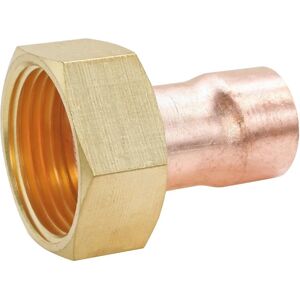 Somatherm Model 20/27 Copper Fitting - Straight, Rotating Nut - For Soldering Somatherm Model 20/27 Copper Fitting - Straight, Rotating Nut - For Soldering