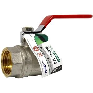 Somatherm Válvula de bola V490 - Paso completo, 26/34mm, Macho-Macho, 90°C Máx Somatherm Válvula de bola V490 - Paso completo, 26/34mm, Macho-Macho, 90°C Máx