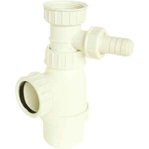 Somatherm for you - P119 Sifone regolabile per lavello con presa laterale - Plastica bianca Somatherm for you - P119 Sifone regolabile per lavello con presa laterale - Plastica bianca