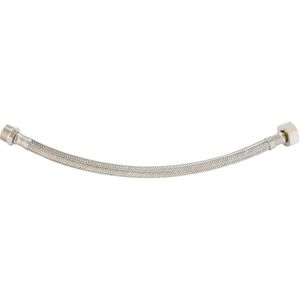 Conexão sanitária flexível SOMATHERM - 30cm aço inox, macho & fêmea, porca giratória Conexão sanitária flexível SOMATHERM - 30cm aço inox, macho & fêmea, porca giratória