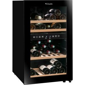 Refroidisseur à vin La Sommeliere SLS45DZ - Noir, Double Zone, Anti-Vibration - Publicité Refroidisseur à vin La Sommeliere SLS45DZ - Noir, Double Zone, Anti-Vibration - Publicité