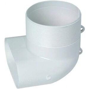 Aldes Coude Blanc 90° - Raccord en PVC pour conduit rigide - 40x100mm - Publicité Aldes Coude Blanc 90° - Raccord en PVC pour conduit rigide - 40x100mm - Publicité