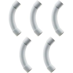 Zenitech 5 Courbes Grand Rayon Ø25 Blanc Zenitech 5 Courbes Grand Rayon Ø25 Blanc