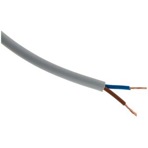 Zenitech Kabel - 2x1,5mm² 25m Grau - Elektrischer Kabel Zenitech Kabel - 2x1,5mm² 25m Grau - Elektrischer Kabel