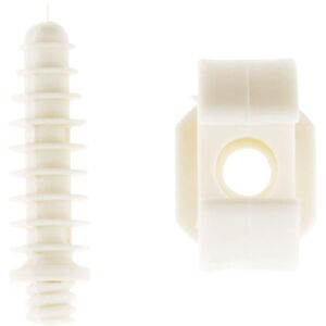 Zenitech 10 Clips 20mm Blanc - Clips et Fixations Zenitech 10 Clips 20mm Blanc - Clips et Fixations