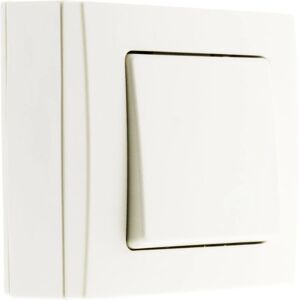 Interrupteur Bel'Vue SS 10 bis - Surfacique, Blanc, Compatible standard - Publicité Interrupteur Bel'Vue SS 10 bis - Surfacique, Blanc, Compatible standard - Publicité
