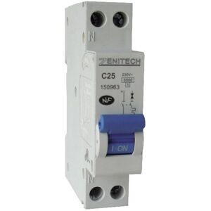 ZENITECH - Disjoncteur automatique 3Ka phase + Neutre 25A - Publicité ZENITECH - Disjoncteur automatique 3Ka phase + Neutre 25A - Publicité